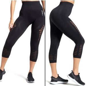 Gymshark Energy Seamless Leggings High Waist Black Like NEW Small / XS